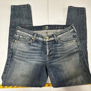 7 For All Man Kind - Josefina Skinny Boyfriend - Woman's Size: 24